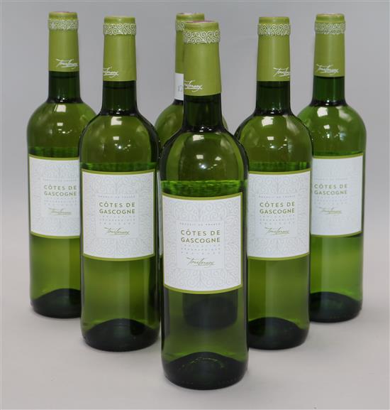 Six bottles of Cotes de Gascogne 2016